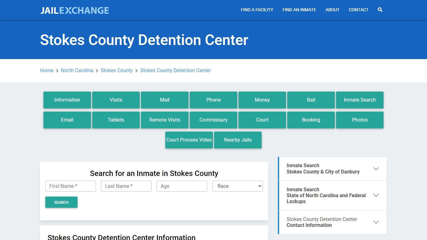 Stokes County Detention Center - Jail Exchange